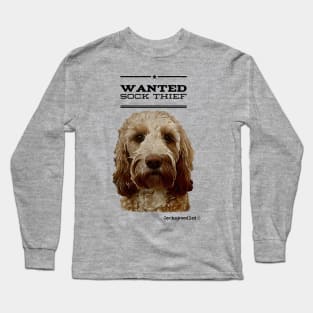 Cockapoo / Doodle Dog Sock Thief Long Sleeve T-Shirt